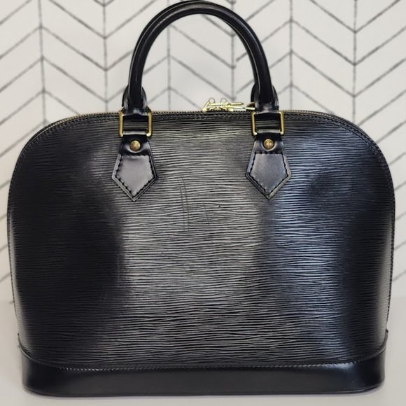 Authentic Pre-Owned Louis Vuitton Black Epi Alma Handbag - Picture 3 of 10